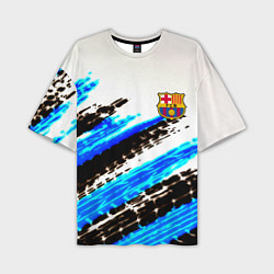 Футболка оверсайз мужская Barcelona fc club, цвет: 3D-принт