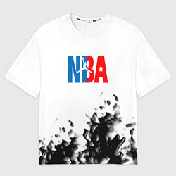 Футболка оверсайз мужская Basketball краски, цвет: 3D-принт