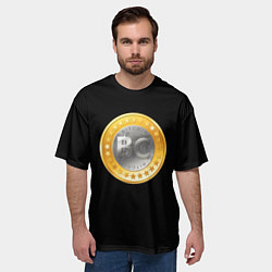 Футболка оверсайз мужская BTC money, цвет: 3D-принт — фото 2