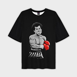 Футболка оверсайз мужская Rocky Balboa, цвет: 3D-принт