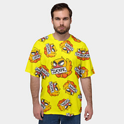Футболка оверсайз мужская Да кря, цвет: 3D-принт — фото 2
