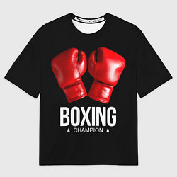 Футболка оверсайз мужская Boxing Champion, цвет: 3D-принт