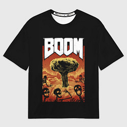Футболка оверсайз мужская Boom - Doom, цвет: 3D-принт