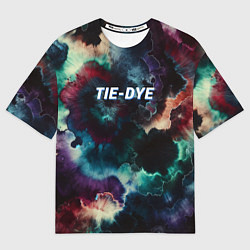 Футболка оверсайз мужская Tie - dye, цвет: 3D-принт