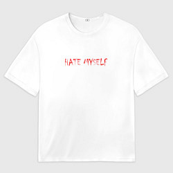 Футболка оверсайз мужская Social, цвет: 3D-принт