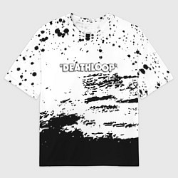 Футболка оверсайз мужская Deathloop чёрные краски, цвет: 3D-принт