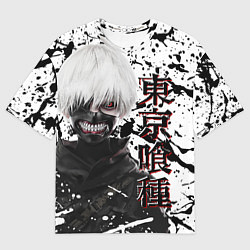 Футболка оверсайз мужская Kaneki Ken - Токийский Гуль, цвет: 3D-принт