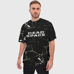 Футболка оверсайз мужская Dead space текстура, цвет: 3D-принт — фото 2