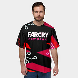 Футболка оверсайз мужская Farcry new dawn, цвет: 3D-принт — фото 2
