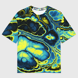 Футболка оверсайз мужская Абстрактный узор, цвет: 3D-принт