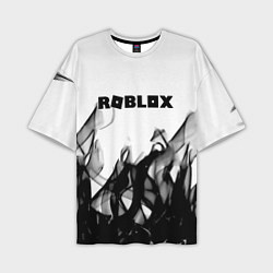 Футболка оверсайз мужская Roblox flame текстура, цвет: 3D-принт