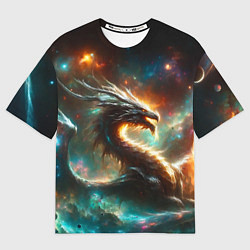 Футболка оверсайз мужская The incredible space dragon, цвет: 3D-принт