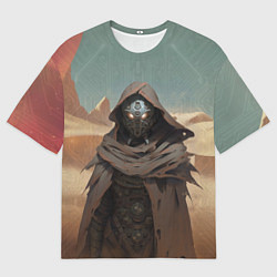 Футболка оверсайз мужская Абориген Арракиса, цвет: 3D-принт