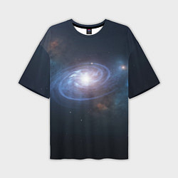 Футболка оверсайз мужская Спиральная галактика, цвет: 3D-принт