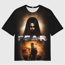 Мужская футболка оверсайз FEAR - project origin
