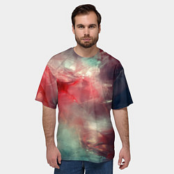 Футболка оверсайз мужская Космическая аномалия, цвет: 3D-принт — фото 2