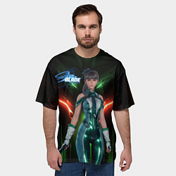 Футболка оверсайз мужская Stellar Blade Eve в полный рост, цвет: 3D-принт — фото 2