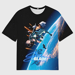 Футболка оверсайз мужская Ева stellar blade, цвет: 3D-принт