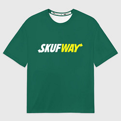 Футболка оверсайз мужская Skuf - way, цвет: 3D-принт