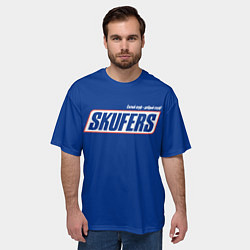 Футболка оверсайз мужская Skufers, цвет: 3D-принт — фото 2