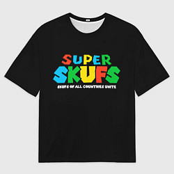 Футболка оверсайз мужская Super skufs, цвет: 3D-принт