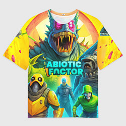 Футболка оверсайз мужская Abiotic Factor яркие монстры, цвет: 3D-принт