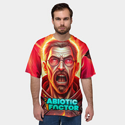 Футболка оверсайз мужская Abiotic Factor персонаж, цвет: 3D-принт — фото 2