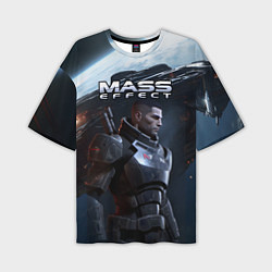 Футболка оверсайз мужская Mass Effect game, цвет: 3D-принт