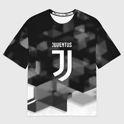 Футболка оверсайз мужская Juventus geometry fc, цвет: 3D-принт