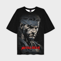 Футболка оверсайз мужская Metal gear Venom Snake, цвет: 3D-принт