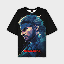 Футболка оверсайз мужская Веном Снейк Metal gear game, цвет: 3D-принт