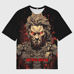 Футболка оверсайз мужская Venom Snake Metal gear game, цвет: 3D-принт