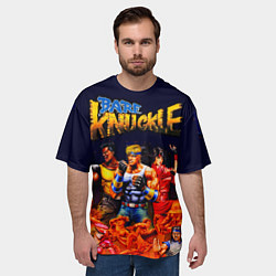 Футболка оверсайз мужская Bare knuckle - streets of rage, цвет: 3D-принт — фото 2