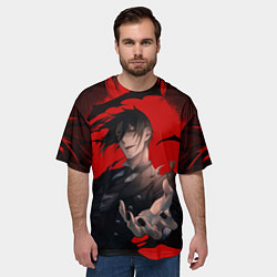 Футболка оверсайз мужская Темный дворецкий Себастьян, цвет: 3D-принт — фото 2