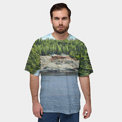 Футболка оверсайз мужская Троицко-байновское месторождение глины, цвет: 3D-принт — фото 2