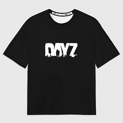 Футболка оверсайз мужская Dayz logo white, цвет: 3D-принт