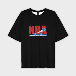 Футболка оверсайз мужская NBA sport basketball, цвет: 3D-принт