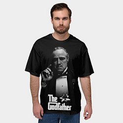 Футболка оверсайз мужская Don Vito Corleone, цвет: 3D-принт — фото 2
