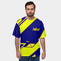 Футболка оверсайз мужская Fallout film geometry, цвет: 3D-принт — фото 2