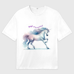 Футболка оверсайз мужская Чаруй реальность, цвет: 3D-принт