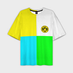 Футболка оверсайз мужская Borussia color cport, цвет: 3D-принт