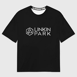 Футболка оверсайз мужская Linkin parrk logo chester, цвет: 3D-принт