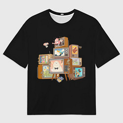 Футболка оверсайз мужская Аня: Семья шпиона, цвет: 3D-принт