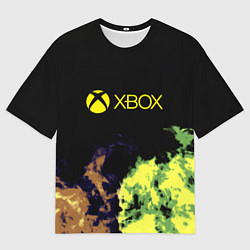 Футболка оверсайз мужская Xbox game flame, цвет: 3D-принт