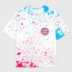 Футболка оверсайз мужская Баерн Мюнхен, цвет: 3D-принт