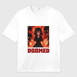 Футболка оверсайз мужская Kitaokas rage - Doomed, цвет: 3D-принт