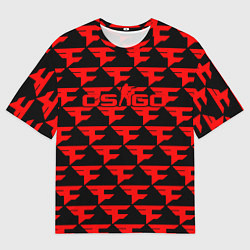 Футболка оверсайз мужская Counter strike faze clan, цвет: 3D-принт
