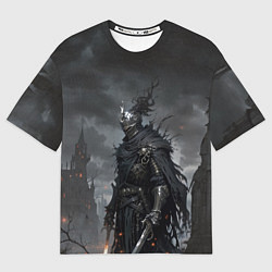 Футболка оверсайз мужская Воин с парными мечами, цвет: 3D-принт