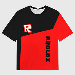 Футболка оверсайз мужская Roblox geometry red, цвет: 3D-принт