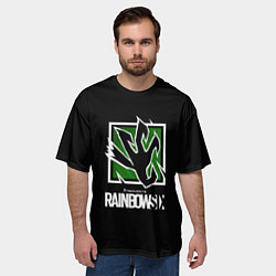 Футболка оверсайз мужская Ubisoft game rainbow six, цвет: 3D-принт — фото 2